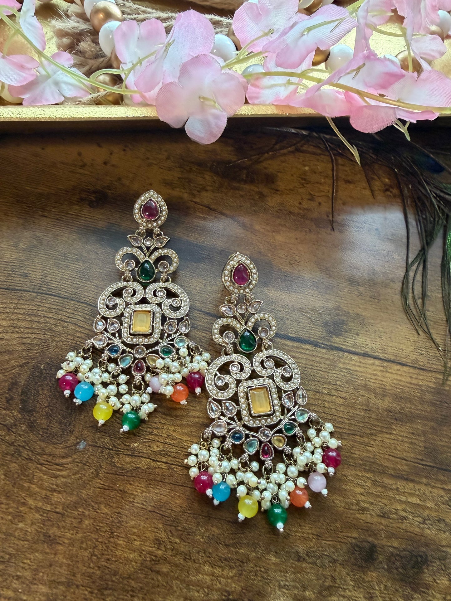 Polki Earrings