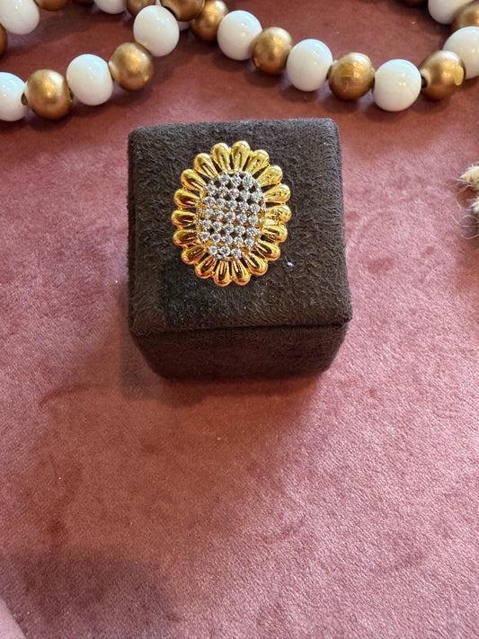 GOLD PLATED RING