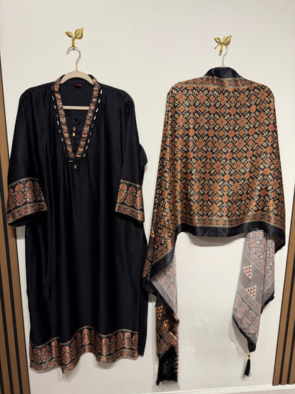 AJRAK GAJJI SILK SUIT