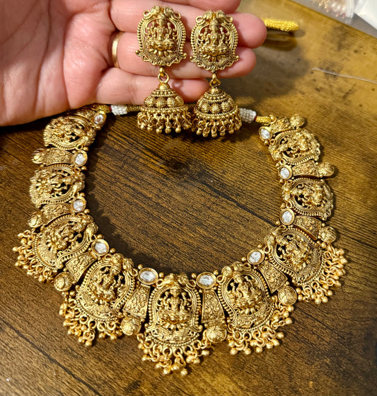 TEMPLE GOLD PLATED SET