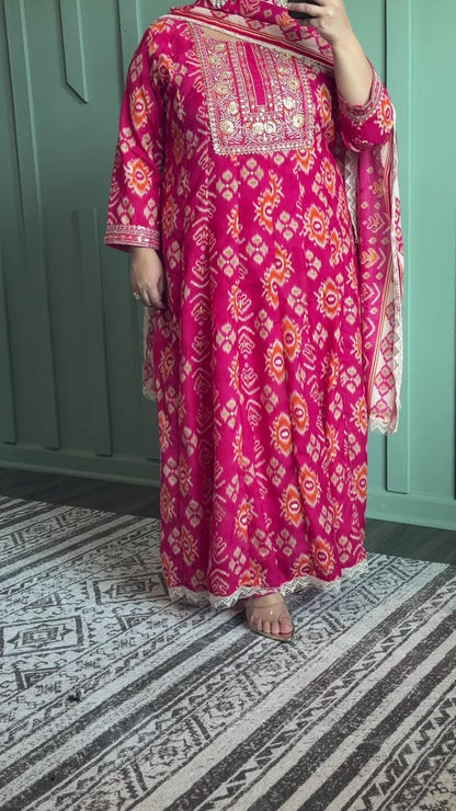 PURE COTTON ANARKALI