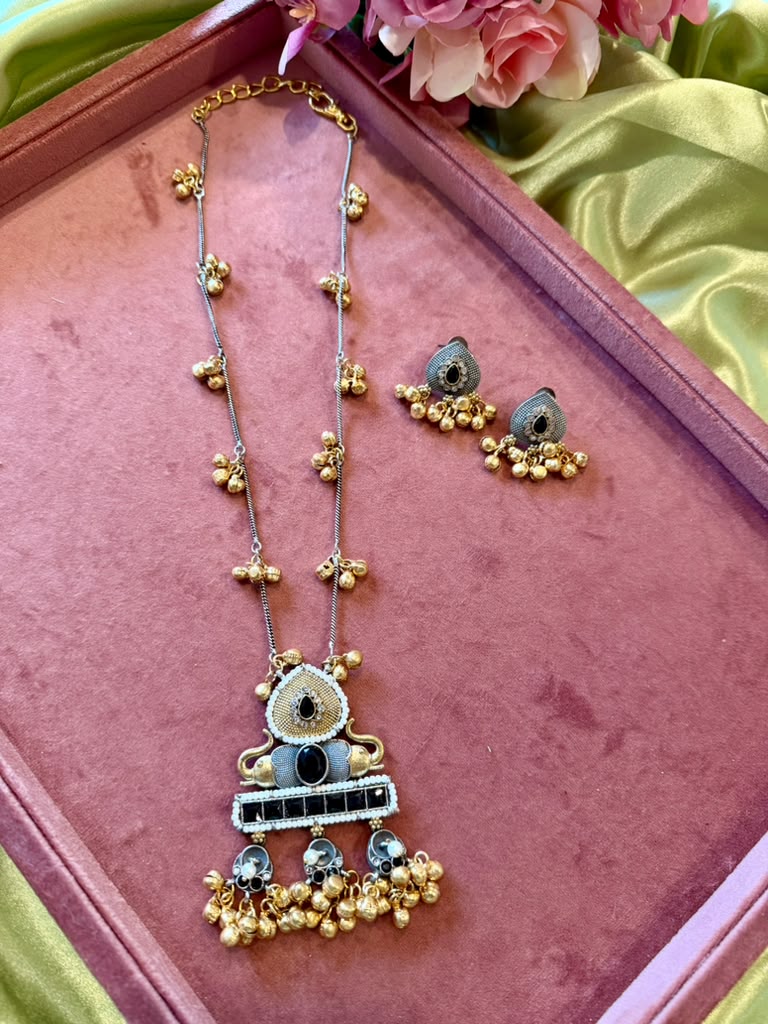 KASHMIRI GERMAN SILVER LONG