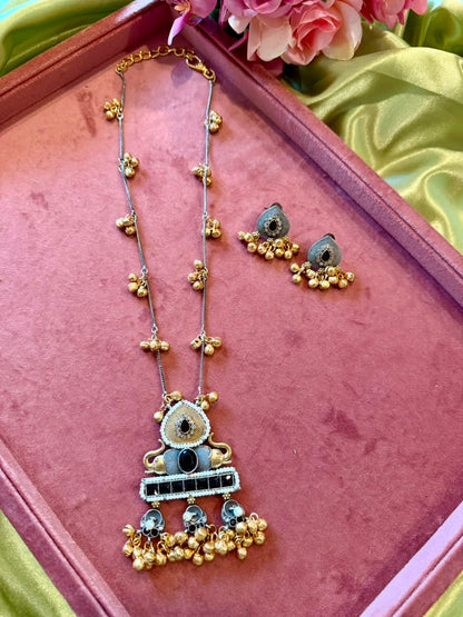 KASHMIRI GERMAN SILVER LONG
